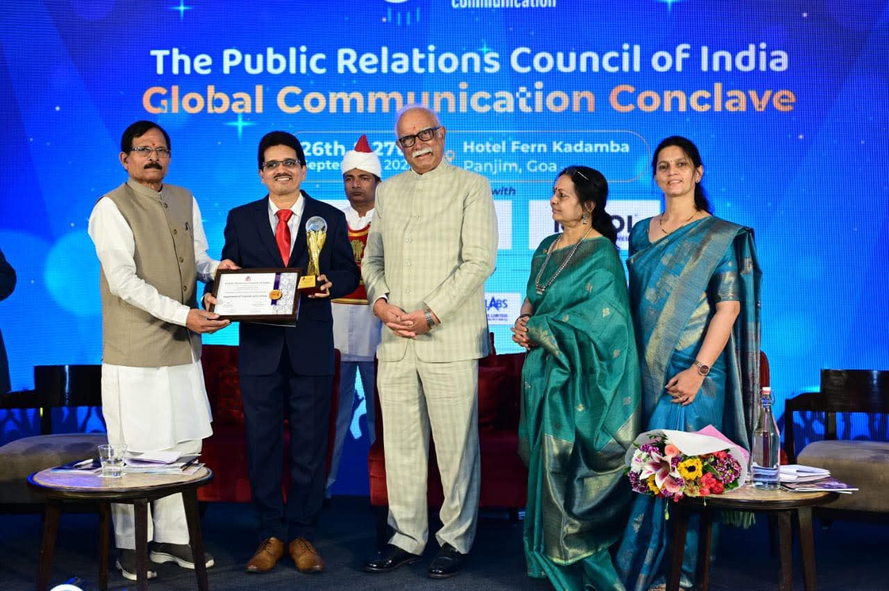 Goa Tourism Department Received the Chanakya Award 2025