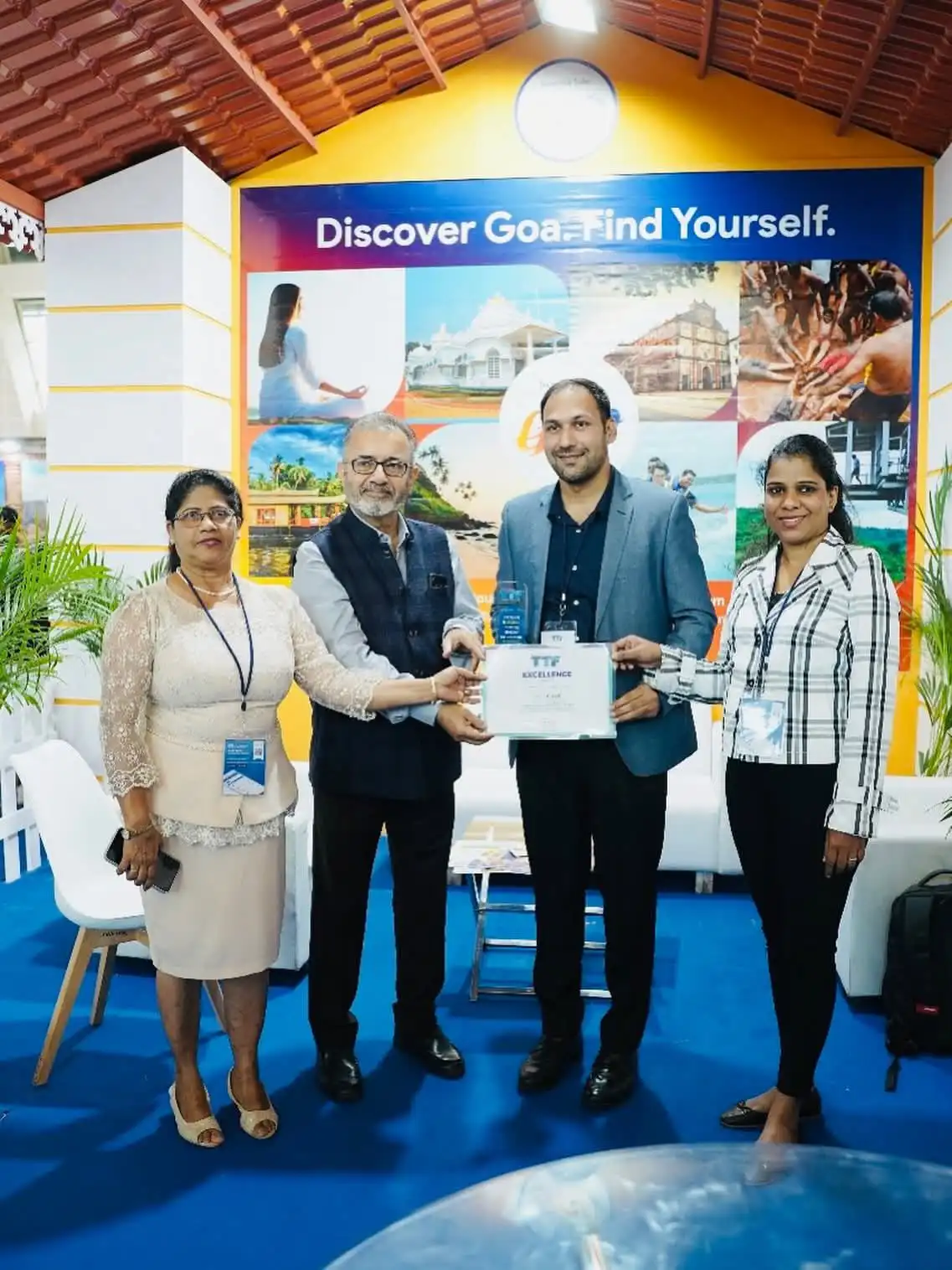 Goa Tourism won the Best Destination 