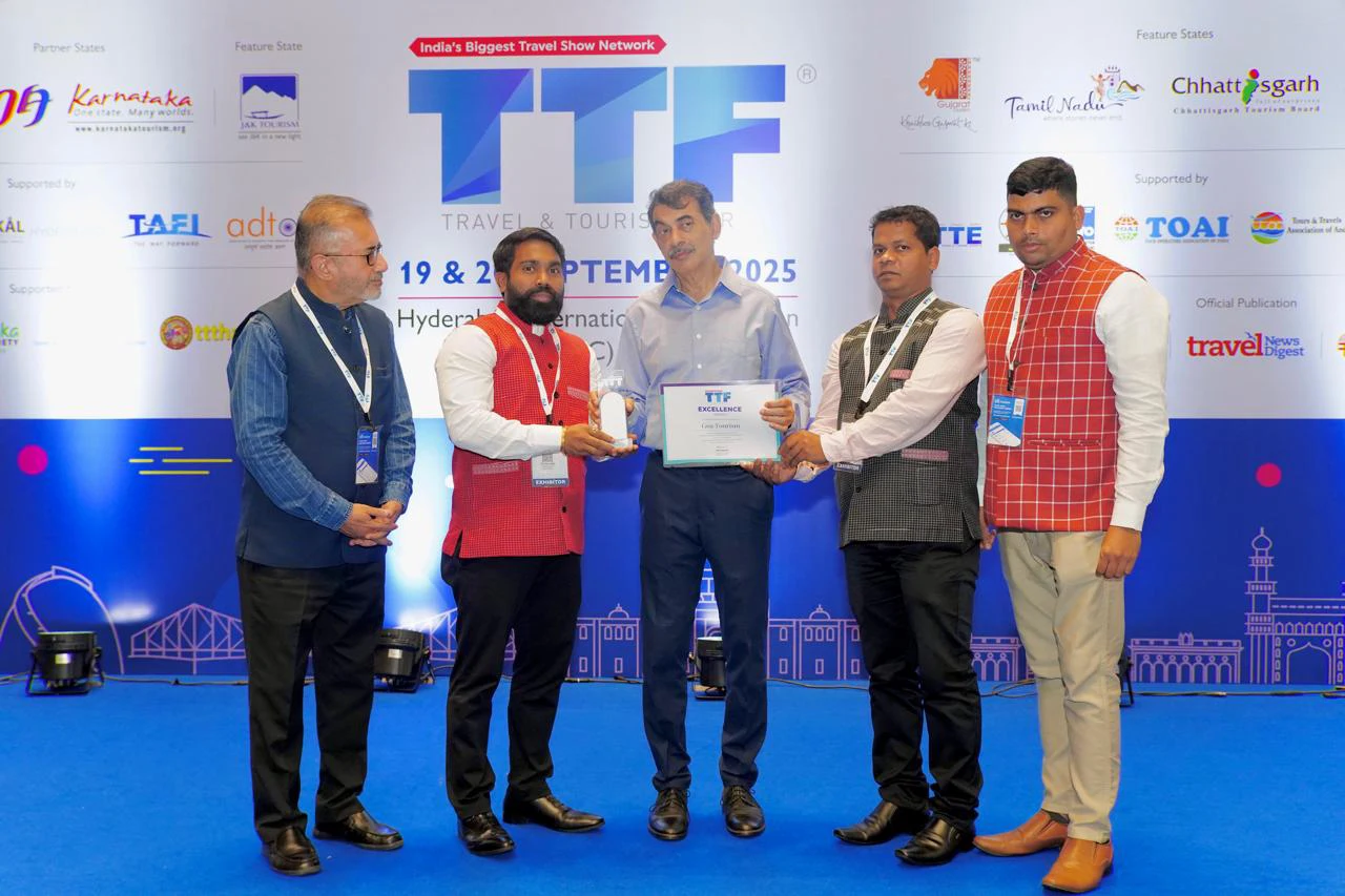 Goa Tourism bags award