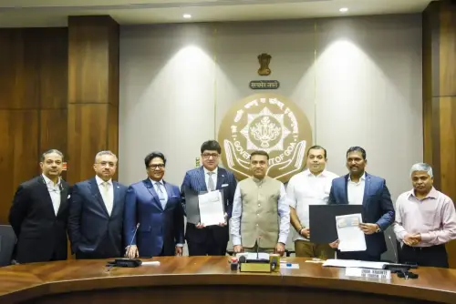  Lease Deed signing  with Taj in presence of Chief Minister Dr. Pramod Sawant  & Tourism Minister Rohan A. Khaunte   held on 13 August 2024 at Mantralaya porvorim Goa